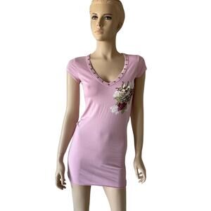 Y2K  Bejeweled by Susan Fixel with Swarovski crystals graphic T-shirt vintage